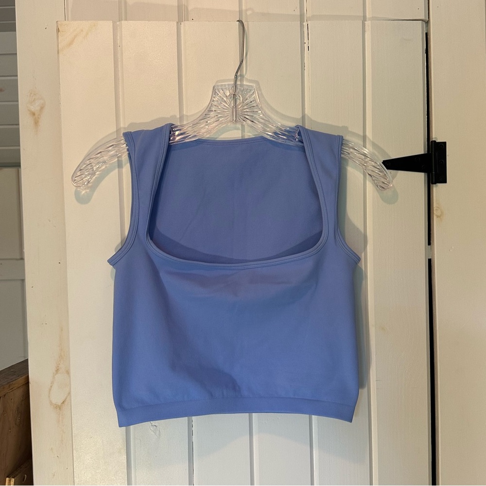 Women's blue tank top